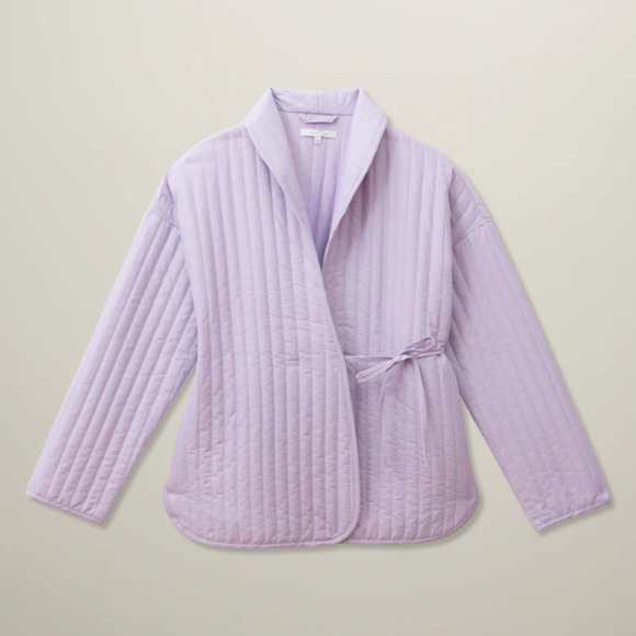 NWT Love & Lore L/XL Indigo Organic Quilted House Coat - Picture 1 of 1
